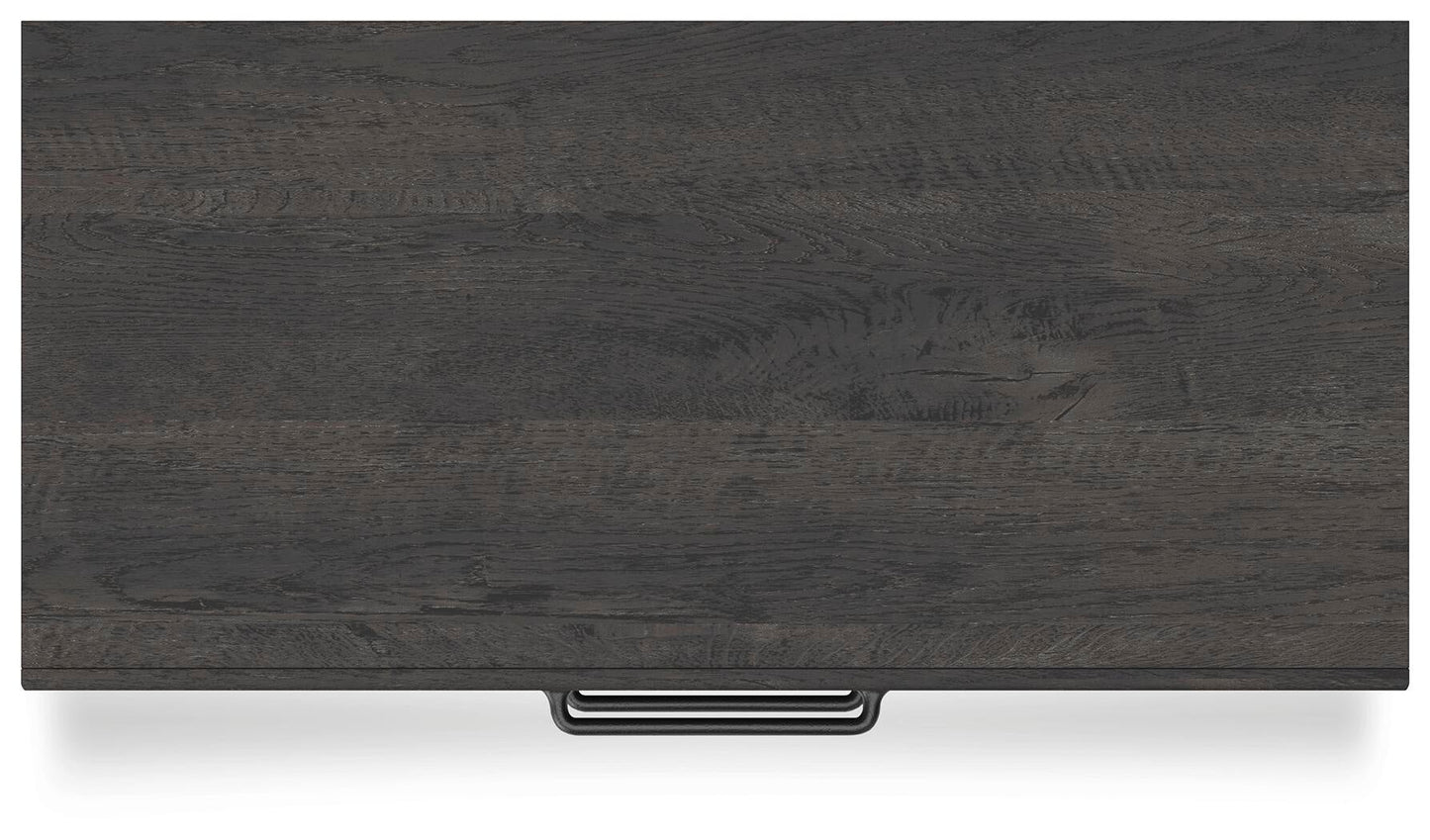 Hollivern Full Panel Storage Bed, Dresser, Mirror, Chest and Nightstand