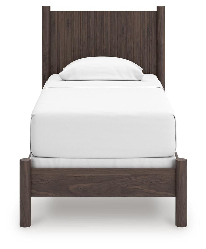 Cadmori Twin Panel Bed, Dresser, Mirror and Nightstand