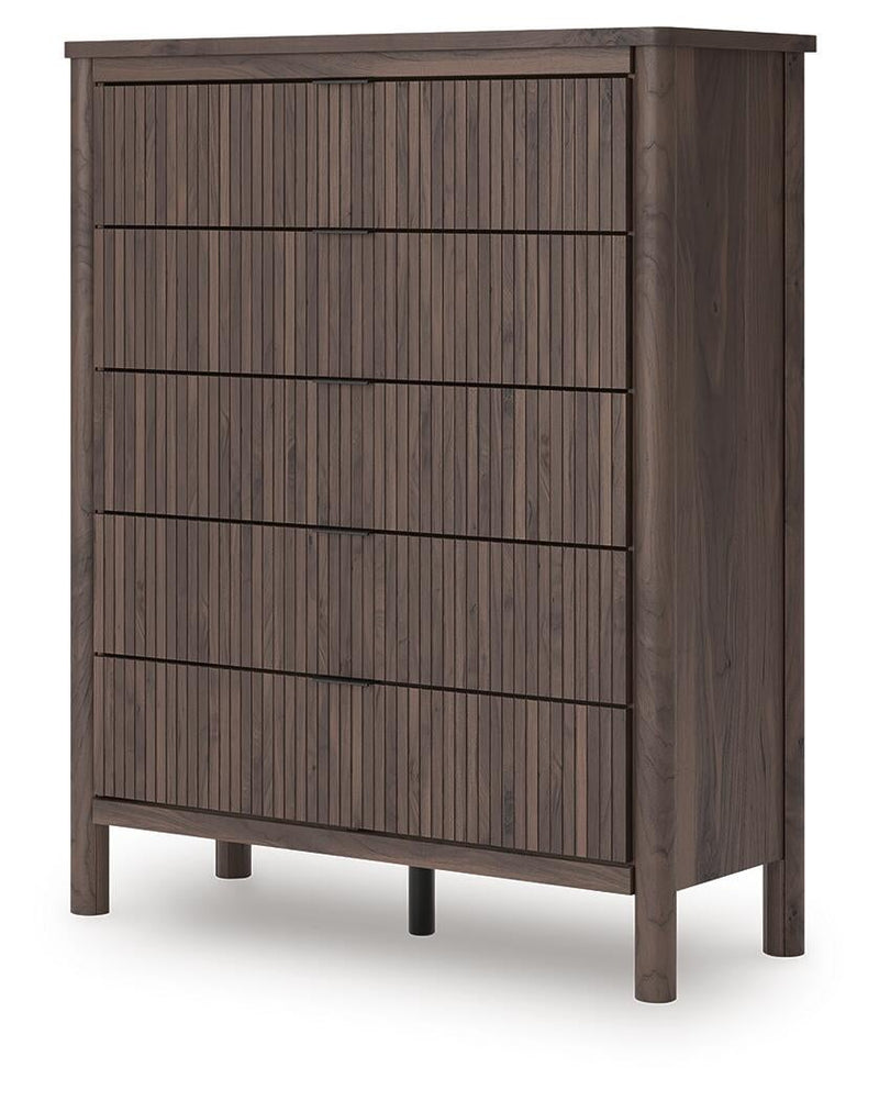 Cadmori Full Panel Bed, Dresser, Mirror, Chest and Nightstand