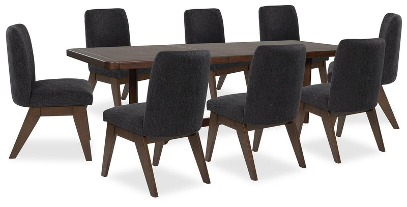 Kendamor Dining Table and 8 Chairs