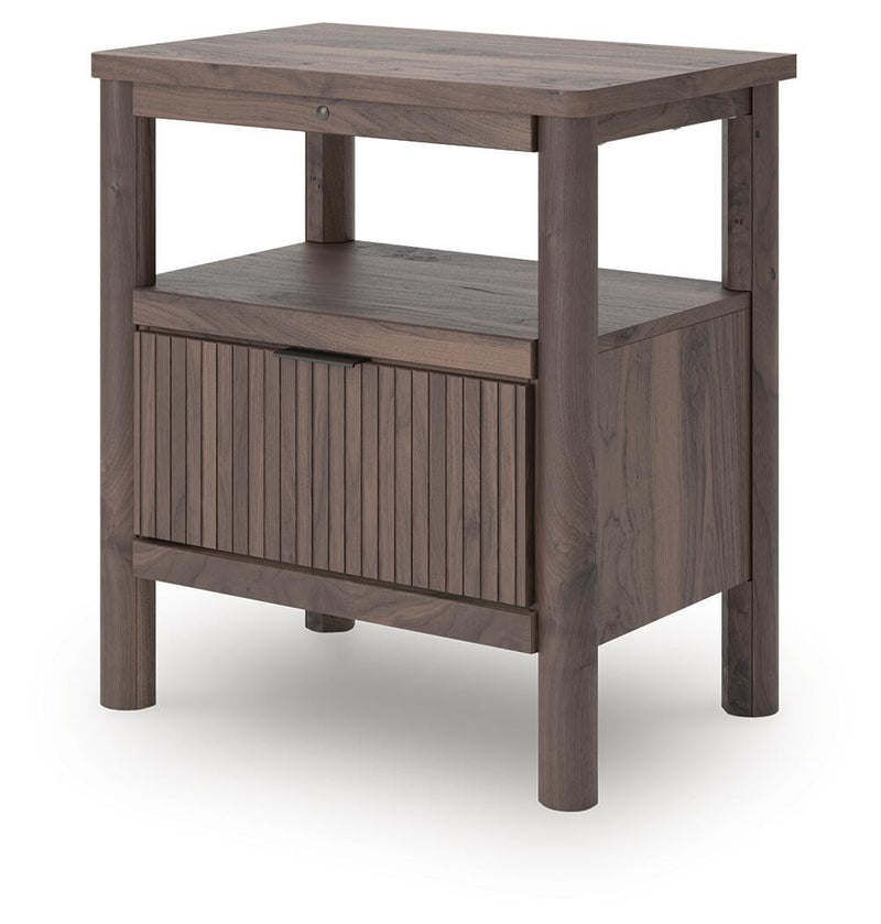 Cadmori Full Panel Platform Bed, Dresser, Mirror, Chest and Nightstand