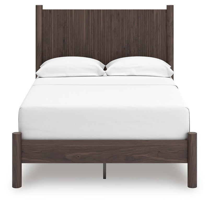 Cadmori Full Panel Platform Bed, Dresser, Mirror and Nightstand