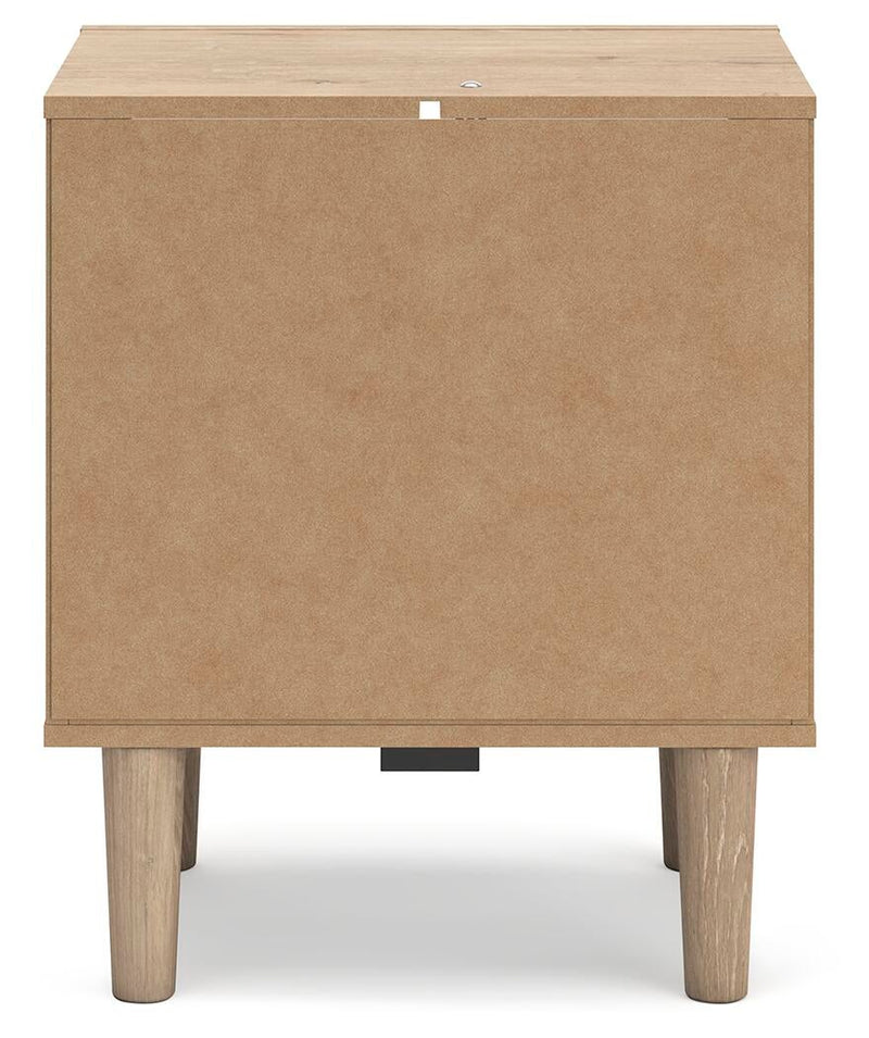 Cielden Full Upholstered Bed with Roll Slats, Dresser, Mirror, Chest and Nightstand
