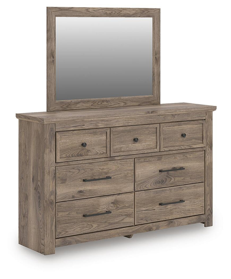 Keithland King Poster Bed, Dresser, Mirror and Nightstand