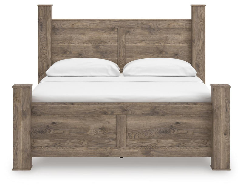 Keithland King Poster Bed, Dresser and Mirror