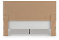 Keithland King Panel Bed with Mirrored Dresser and Nightstand