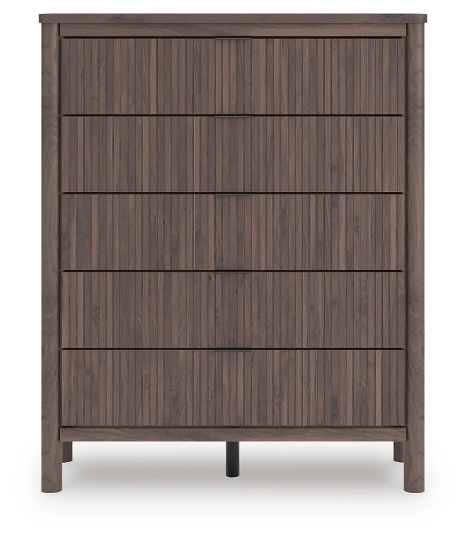 Pamytta Queen Panel Bed, Dresser, Mirror, Chest and Nightstand