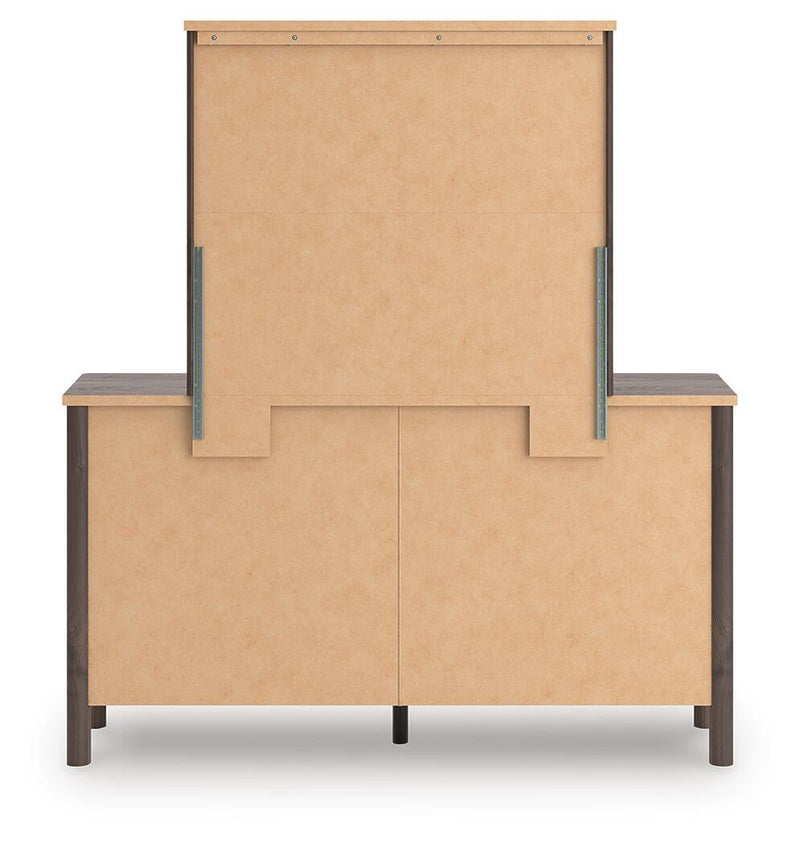 Cadmori Queen Panel Bed, Dresser, Mirror and Nightstand