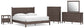 Pamytta King Panel Bed, Dresser, Mirror, Chest and Nightstand