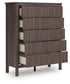 Pamytta King Panel Bed, Dresser, Mirror, Chest and Nightstand