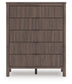 Pamytta King Panel Bed, Dresser, Mirror, Chest and Nightstand