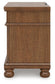 Rowlenstown King Poster Bed with Mirrored Dresser and Nightstand