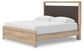 Hollymount King Upholstered Platform Bed, Dresser and Mirror