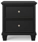 Lanolee Queen Panel Storage Bed, Dresser, Mirror and Nightstand