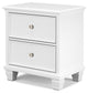 Fortman California King Panel Storage Bed, Dresser, Mirror and Nightstand