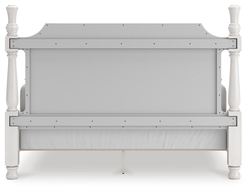 Chadworth King Poster Bed, Dresser and Mirror