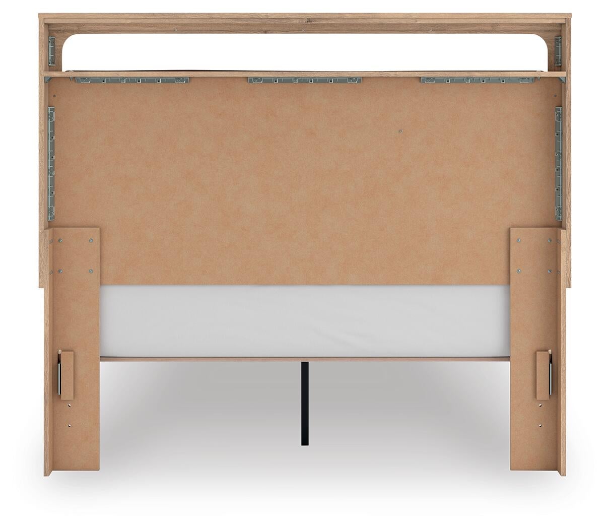 Kinlanni Queen Upholstered Platform Bed, Dresser, Mirror and Nightstand