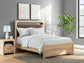 Kinlanni Queen Upholstered Platform Bed, Dresser, Mirror and Nightstand