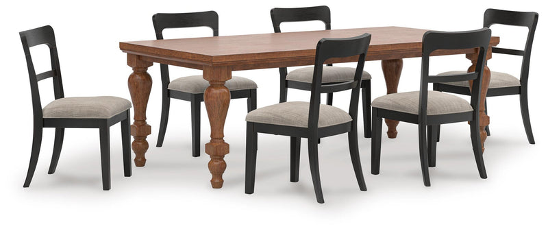 Chadworth Dining Table and 6 Chairs