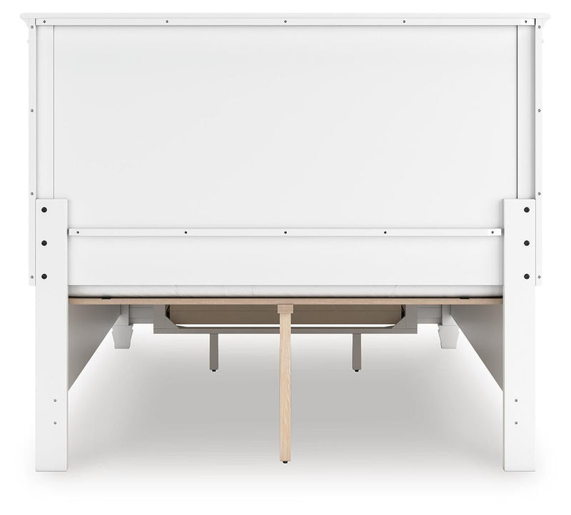 Fortman Full Panel Storage Bed, Dresser, Mirror and Nightstand