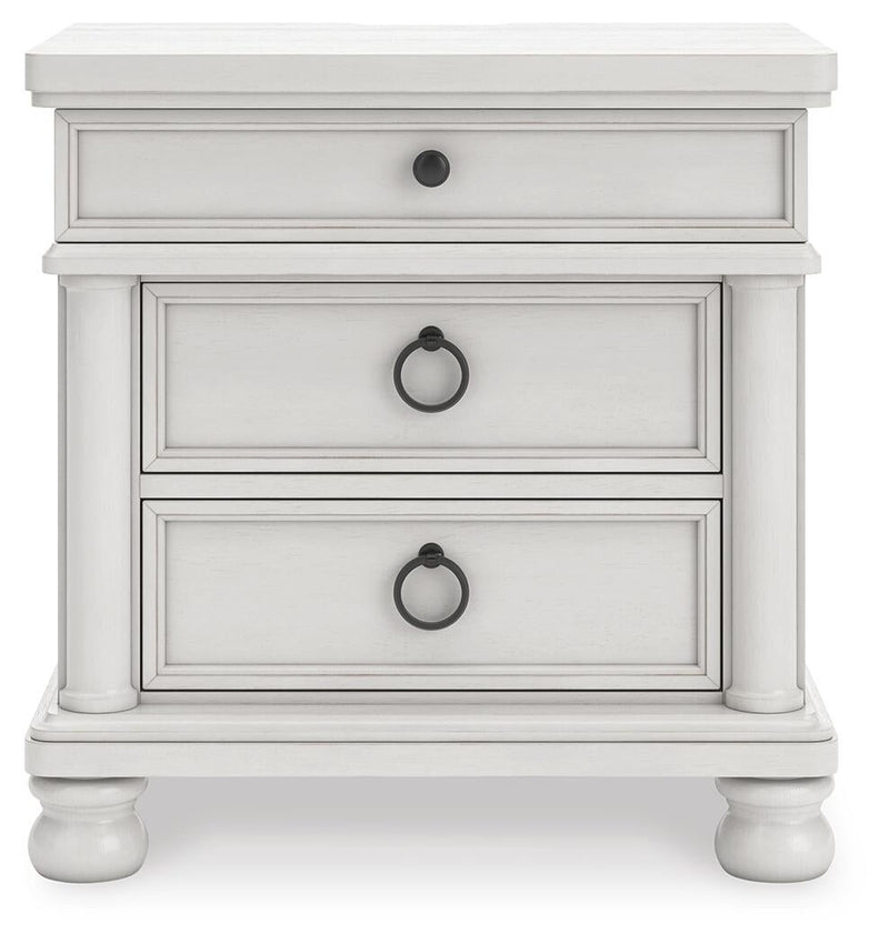 Chadworth California King Poster Bed, Dresser, Mirror and Nightstand