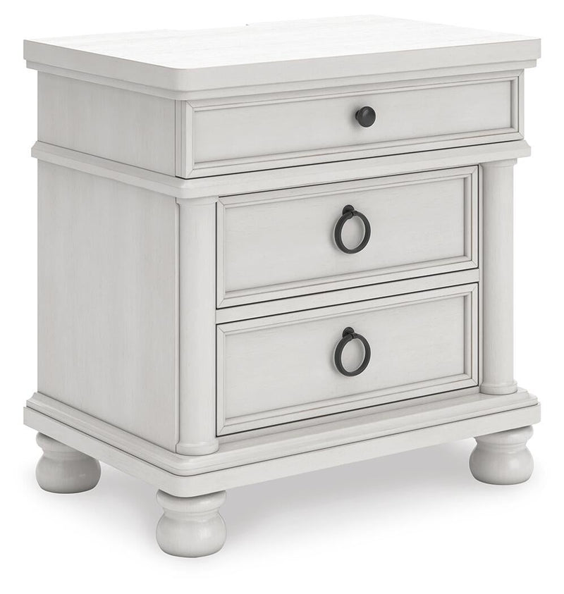 Chadworth California King Poster Bed, Dresser, Mirror and Nightstand