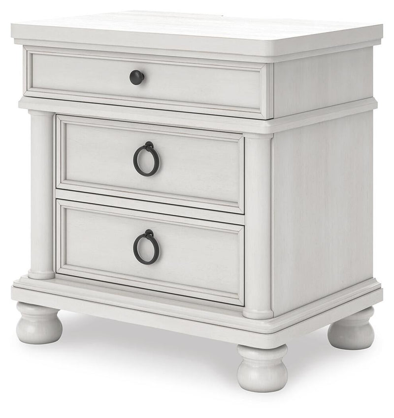 Chadworth California King Poster Bed, Dresser, Mirror and Nightstand