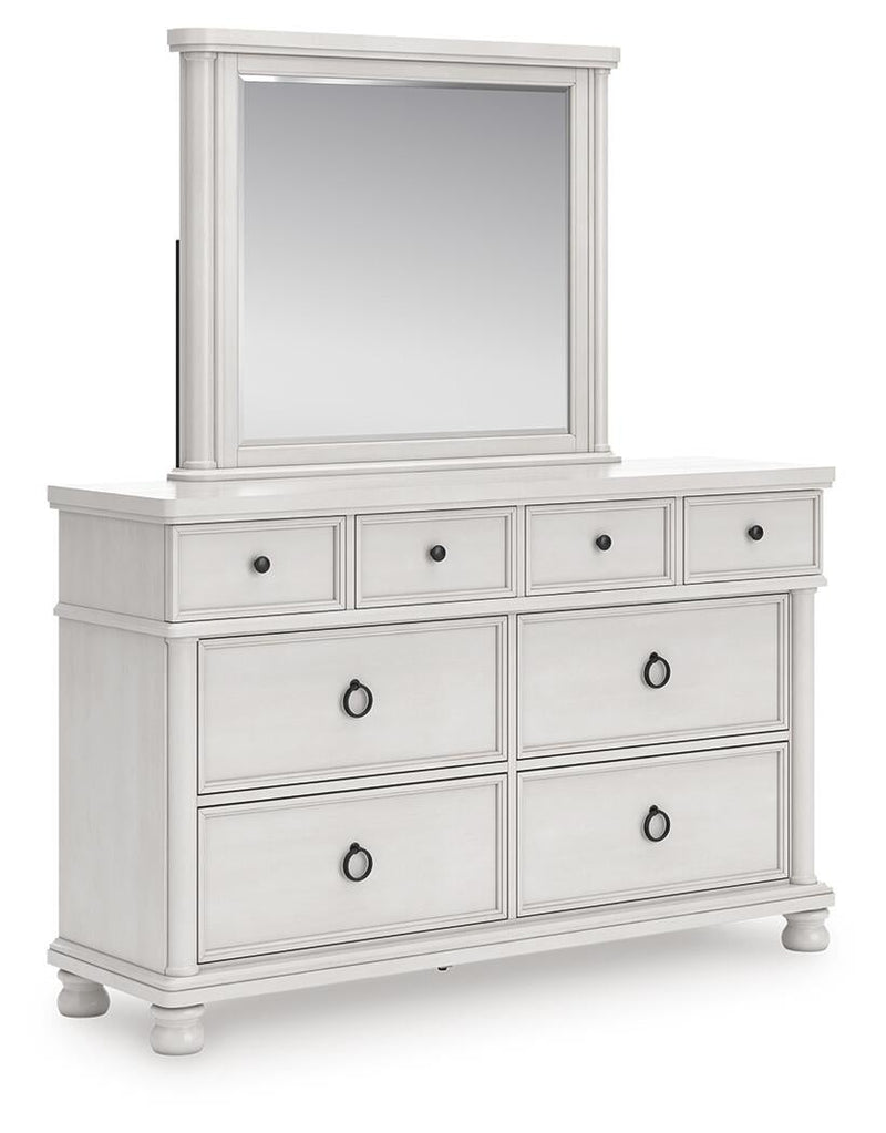 Chadworth Queen Poster Bed, Dresser and Mirror