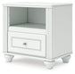 Kozlani Full Upholstered Panel Storage Bed, Dresser, Mirror and Nightstand