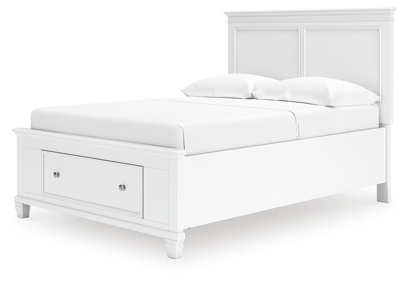 Fortman Full Panel Storage Bed, Dresser and Mirror