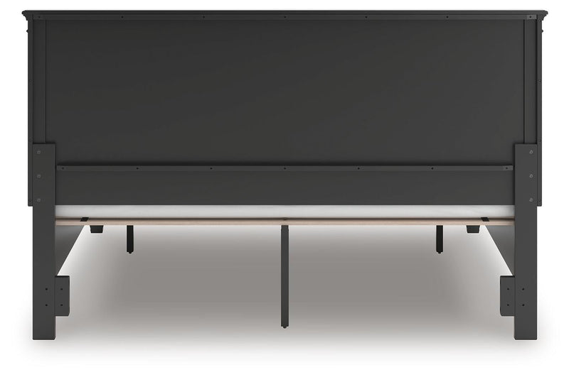 Lanolee King Panel Storage Bed, Dresser, Mirror and Nightstand