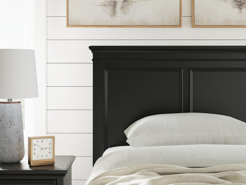 Lanolee Twin Panel Storage Bed, Dresser, Mirror and Nightstand