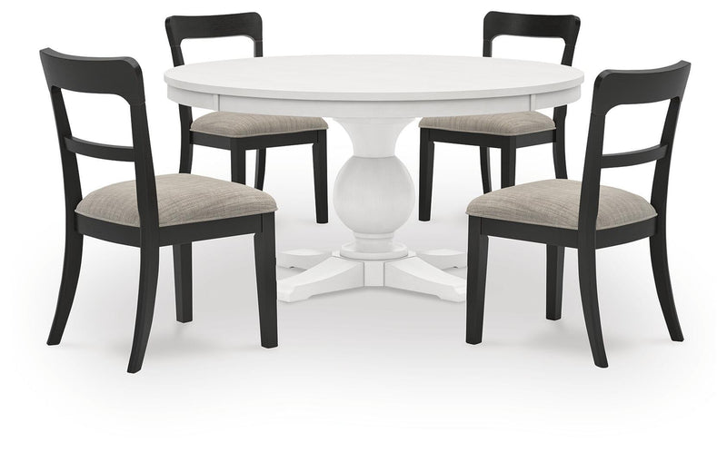 Chadworth Dining Table and 4 Chairs