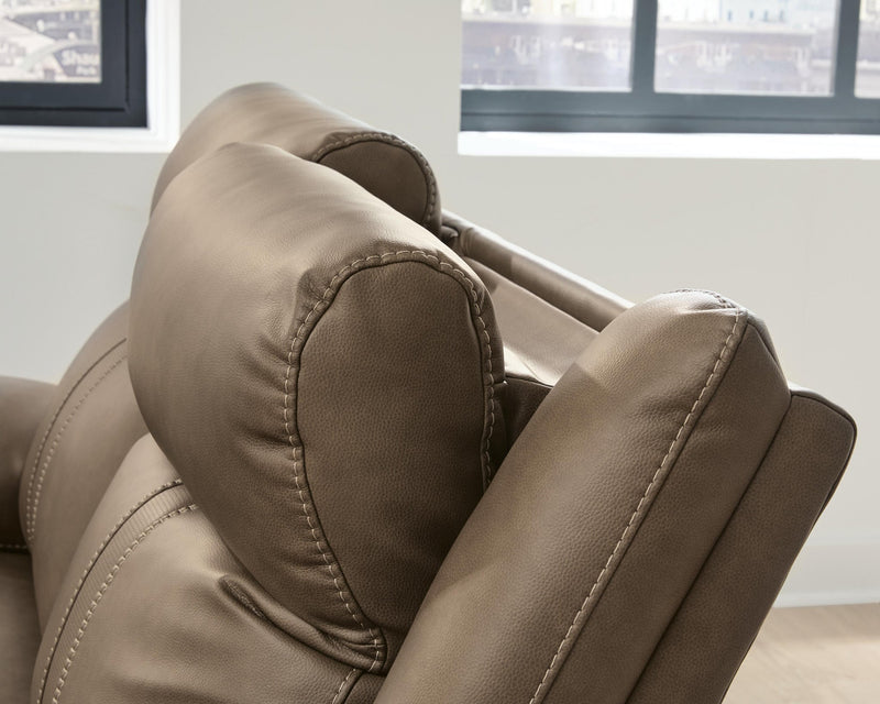 Max-Momentum 6-Piece Power Reclining Sectional with Audio Console