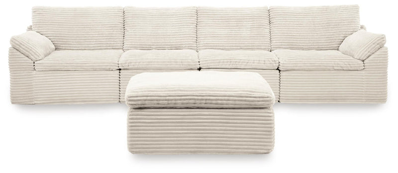 Ashley Express - Fannin 4-Piece Sectional with Ottoman