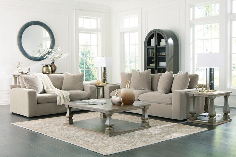 Maxton Heights Sofa and Loveseat