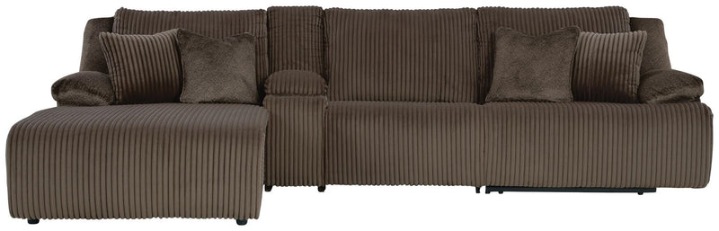 Top Tier 4-Piece Reclining Sectional with Chaise
