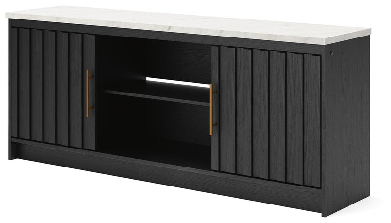 Cadmori XL TV Stand w/Fireplace Option