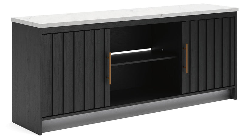 Cadmori XL TV Stand w/Fireplace Option