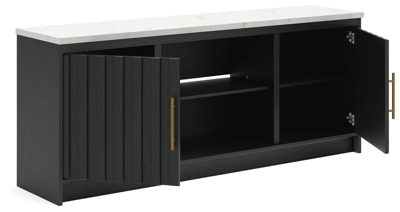Cadmori XL TV Stand w/Fireplace Option