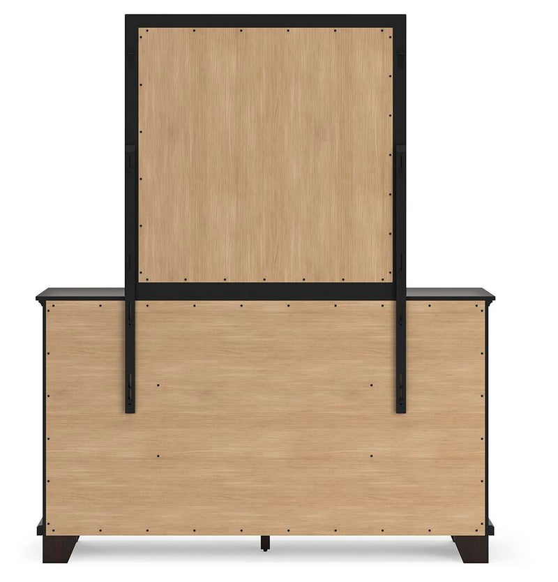 Covetown Twin Panel Bed, Dresser, Mirror, Chest and Nightstand