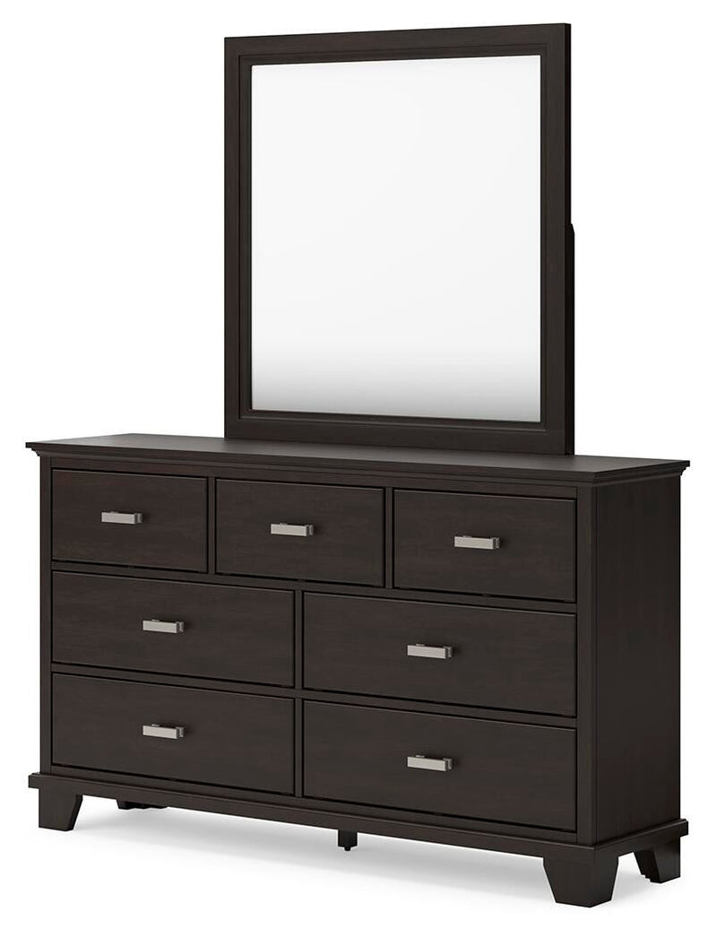 Covetown Full Panel Bed, Dresser, Mirror, Chest and Nightstand