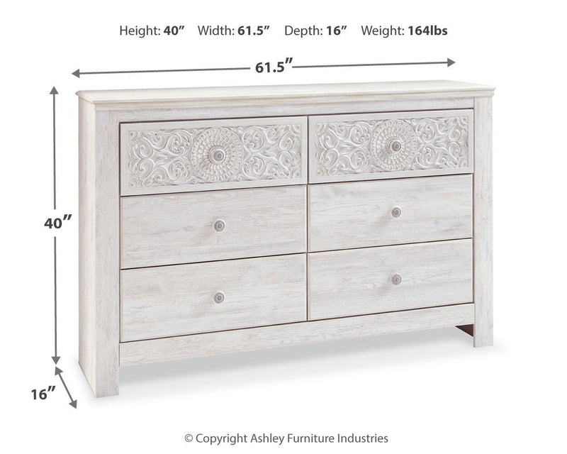 Paxberry Six Drawer Dresser
