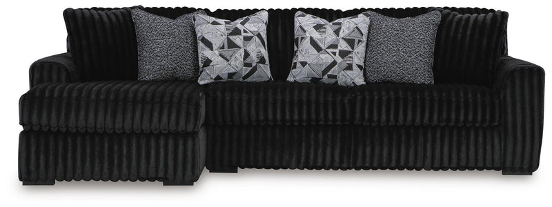 Midnight-Madness 3-Piece Sectional with Chaise