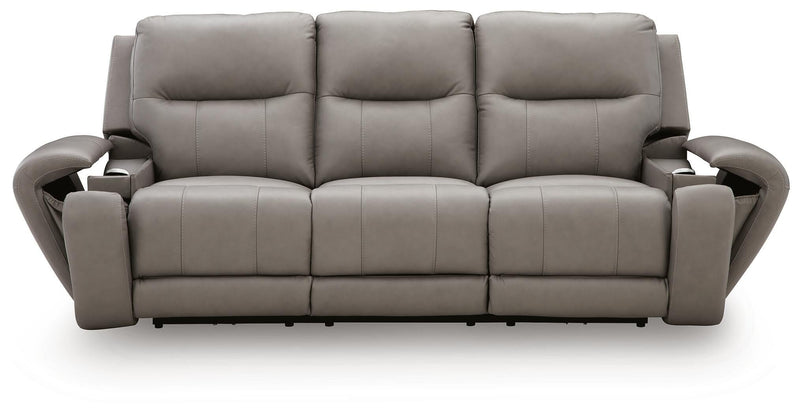 Real Moments PWR REC Sofa w/Audio Seating