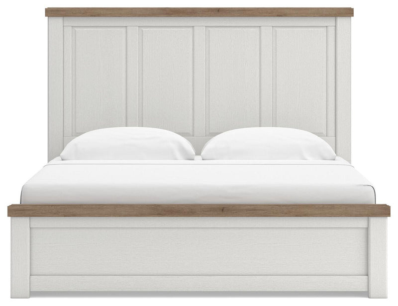 Savonport King Panel Bed with Storage, Dresser, Mirror, Chest and Nightstand