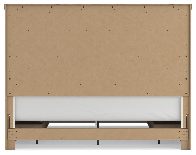 Savonport King Panel Bed with Storage, Dresser, Mirror, Chest and Nightstand