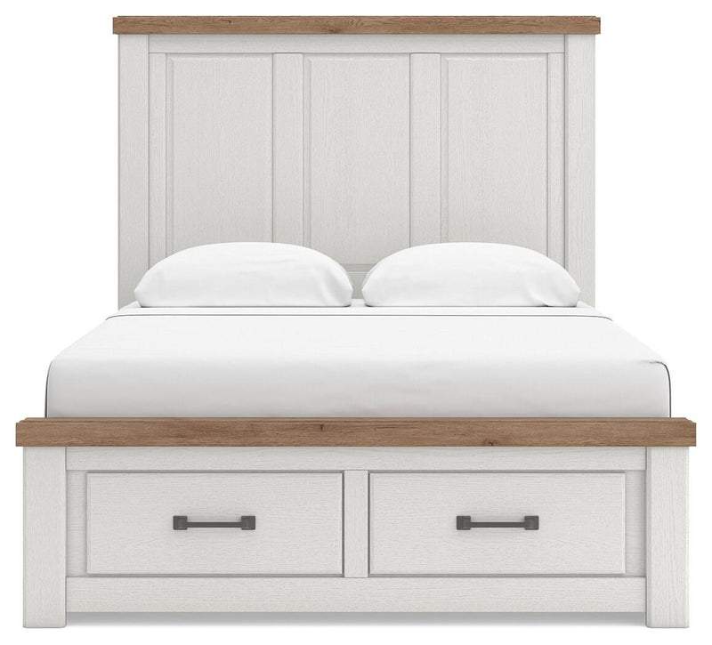 Savonport Queen Panel Storage Bed, Dresser, Mirror, Chest and Nightstand