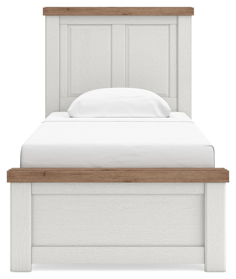 Savonport Twin Panel Bed, Dresser and Mirror