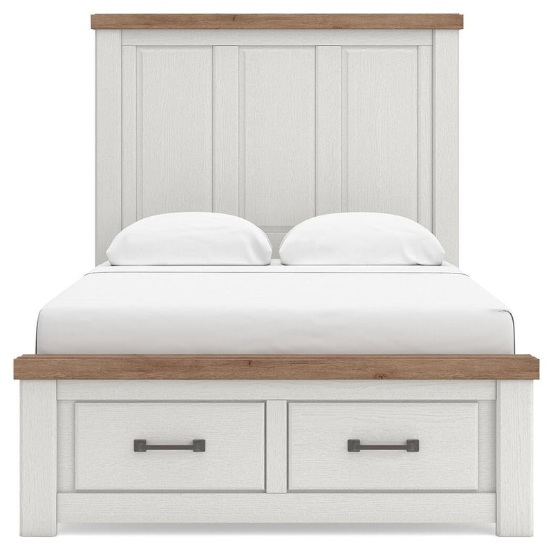Savonport Full Panel Storage Bed. Dresser, Mirror and Nightstand